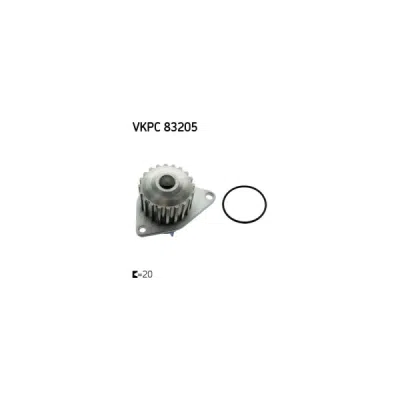Pompa apa, racire motor SKF VKPC 83205