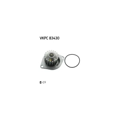 Pompa apa, racire motor SKF VKPC 83430