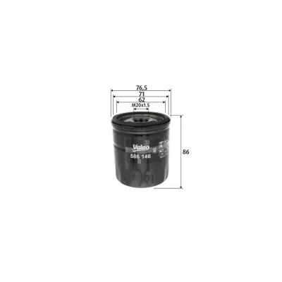 Filtru ulei VALEO 586146
