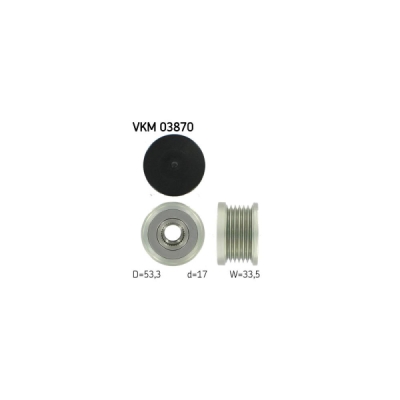 Sistem roata libera, generator SKF VKM 03870