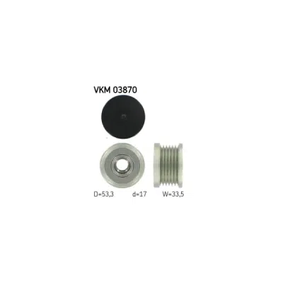 Sistem roata libera, generator SKF VKM 03870
