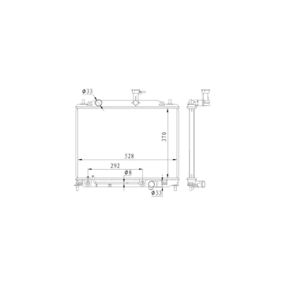 Radiator, racire motor NRF 550015