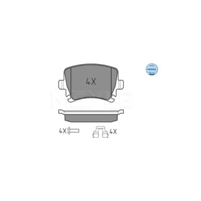 Set placute frana MEYLE 025 239 1417
