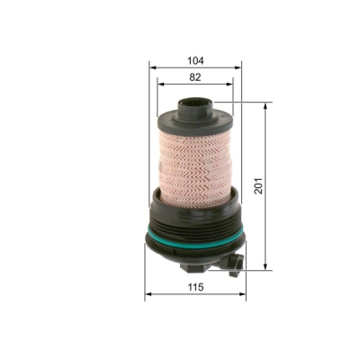 Filtru combustibil BOSCH F 026 402 260