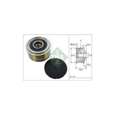 Sistem roata libera, generator INA 535 0187 10