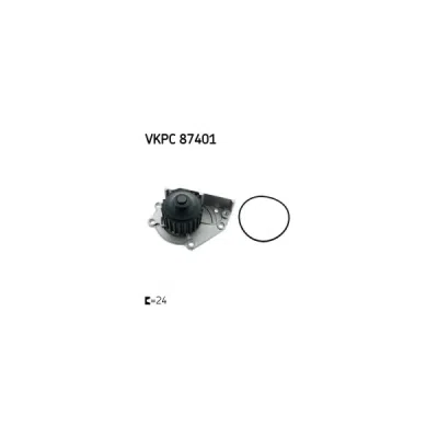Pompa apa, racire motor SKF VKPC 87401