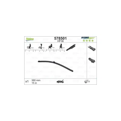 Lamela stergator VALEO VAL578501