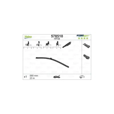 Lamela stergator VALEO 578510