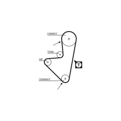 Curea de distributie GATES 5175XS