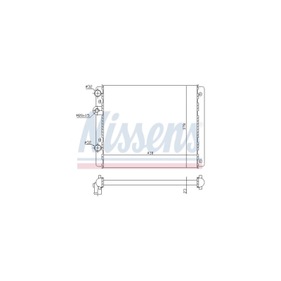 Radiator, racire motor NISSENS 652341