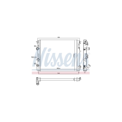Radiator, racire motor NISSENS 637931