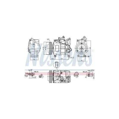 Compresor, climatizare NISSENS 89049