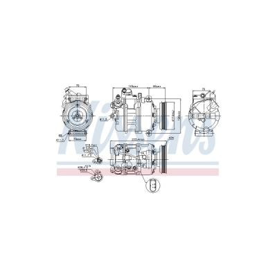 Compresor, climatizare NISSENS 89023
