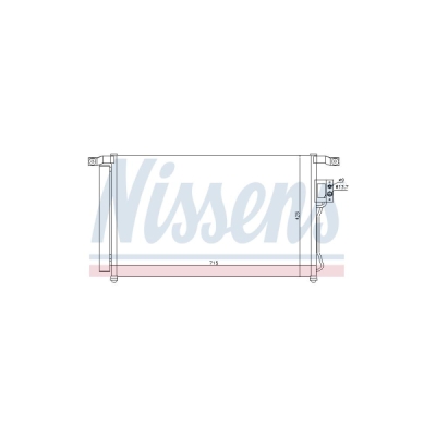 Condensator, climatizare NISSENS 94869