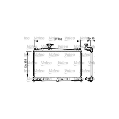 Radiator, racire motor VALEO 735053