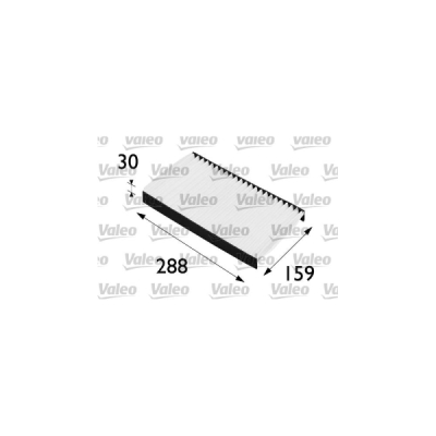 Filtru aer habitaclu / polen VALEO 698197