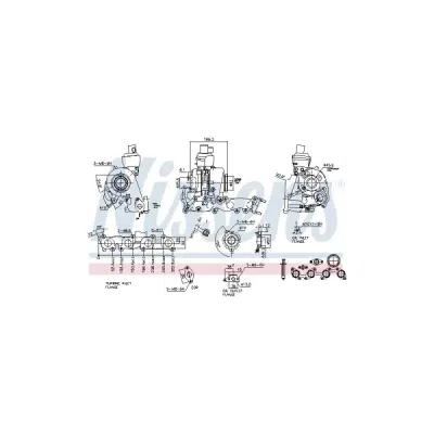 Compresor, sistem de supraalimentare NISSENS 93079