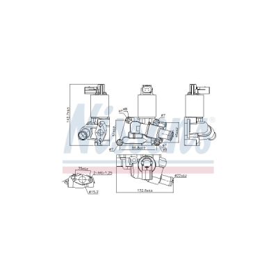 Supapa EGR NISSENS 98196