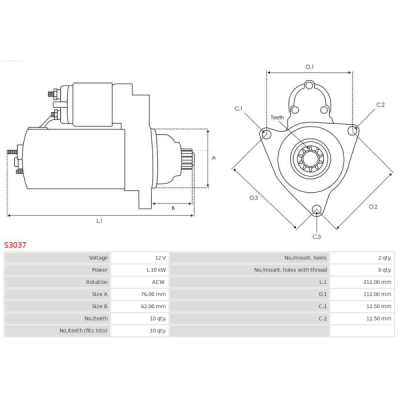 Demaror AS-PL S3037