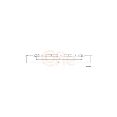 Cablu, frana de parcare COFLE 1.RE007