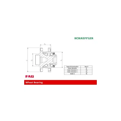 Set rulment roata FAG 713 6139 30