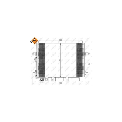 Condensator, climatizare NRF 35517