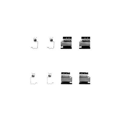 Set accesorii, placute frana TEXTAR 82054200