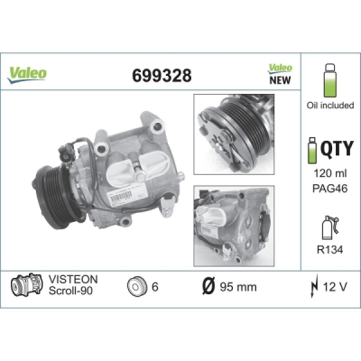 Compresor, climatizare VALEO 699328