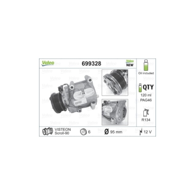 Compresor, climatizare VALEO 699328