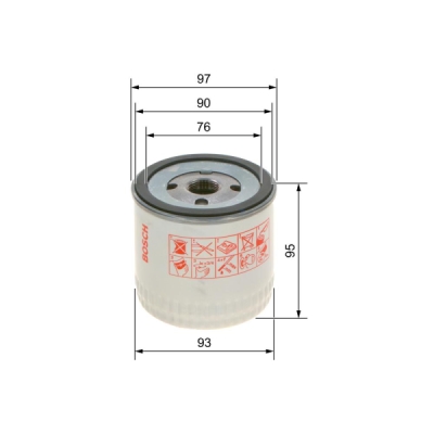 Filtru ulei BOSCH 0 451 103 252