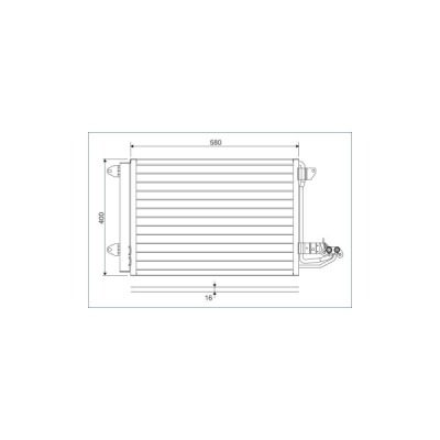 Condensator, climatizare VALEO 817777