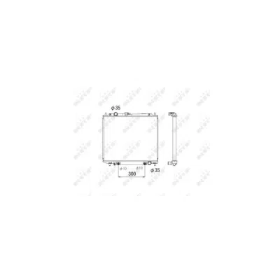Radiator, racire motor NRF 53810