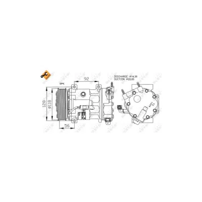 Compresor, climatizare NRF 32240