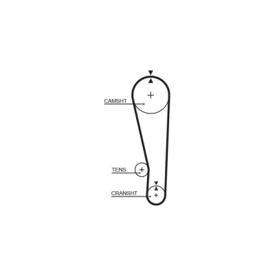 Curea de distributie GATES 5268