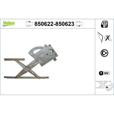 Mecanism actionare geam VALEO 850622