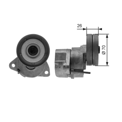 Intinzator curea, curea distributie GATES T38154
