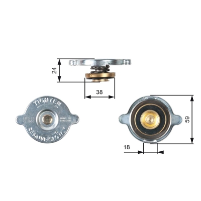 Buson, radiator GATES RC113