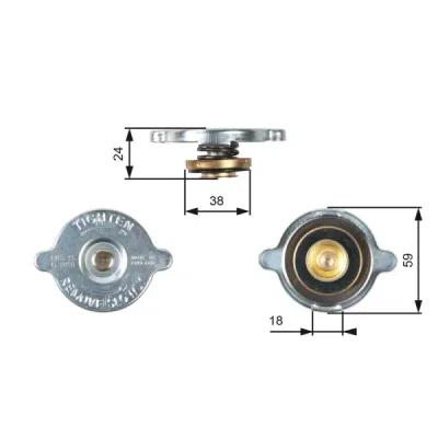 Buson, radiator GATES RC113