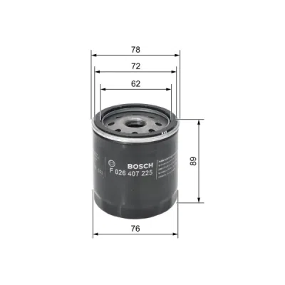Filtru ulei BOSCH F 026 407 225