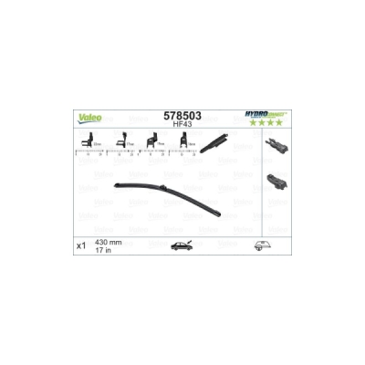 Lamela stergator VALEO 578503