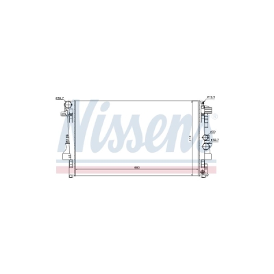 Radiator, racire motor NISSENS 62572