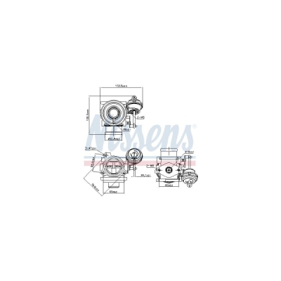 Supapa EGR NISSENS 98225