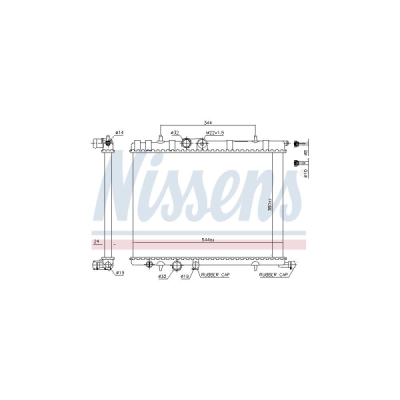 Radiator, racire motor NISSENS 63502