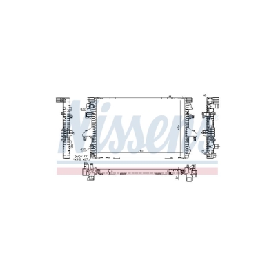 Radiator, racire motor NISSENS 65282A