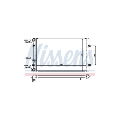 Radiator, racire motor NISSENS 652011