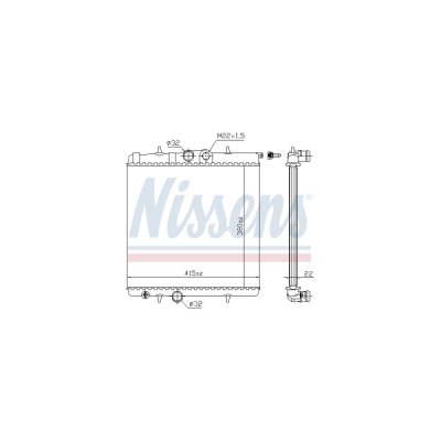 Radiator, racire motor NISSENS 63708A