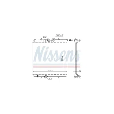 Radiator, racire motor NISSENS 63708A