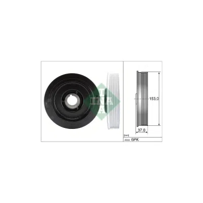 Fulie curea, arbore cotit INA 544 0058 10