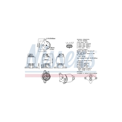 Supapa EGR NISSENS 98187