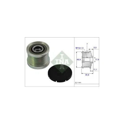 Sistem roata libera, generator INA 535 0081 10